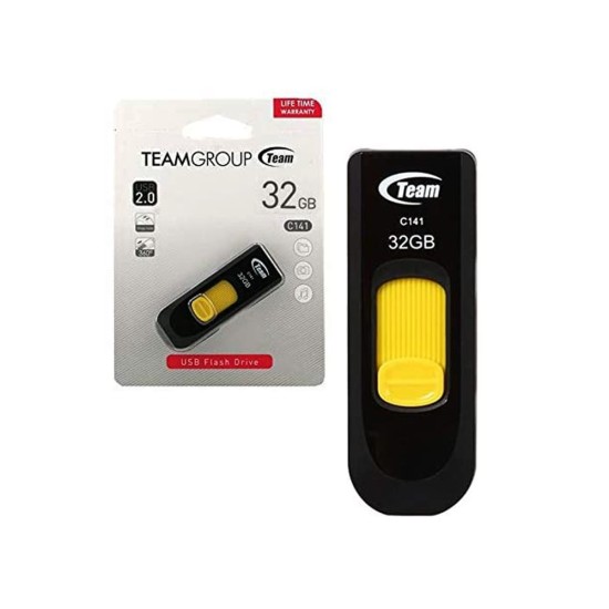 Team Group Pendrive C141 32GB USB 2.0 Black